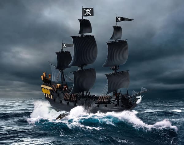 Revell 05499 Black Pearl Boat (rakennussarja) 1:150