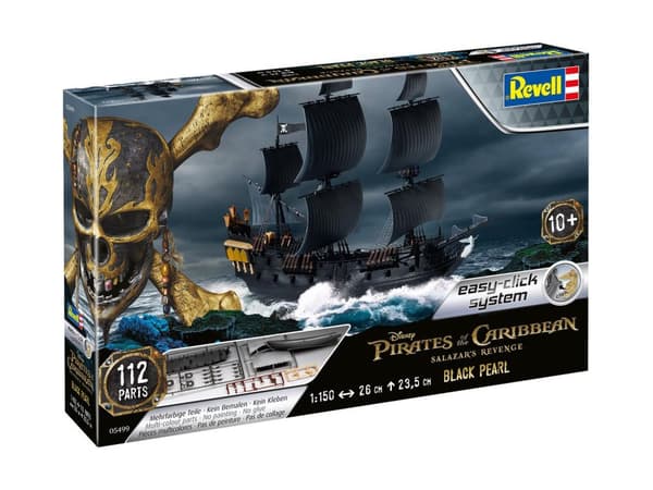 Revell 05499 Black Pearl Boat (rakennussarja) 1:150