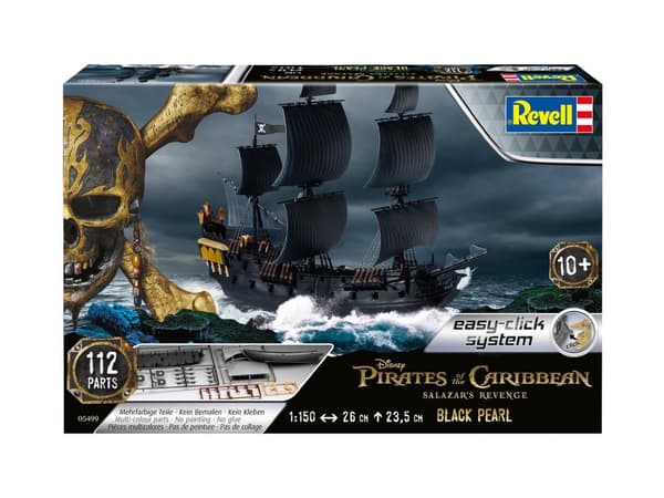 Revell 05499 Black Pearl Boat (rakennussarja) 1:150