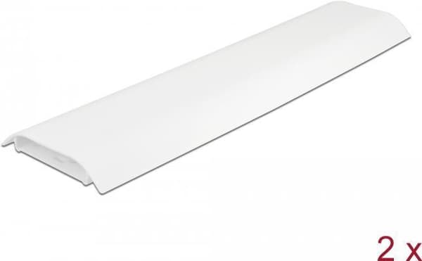 Delock - kaapelikanava - 30cm - valkoinen (2 kpl pakkaus) (20886)