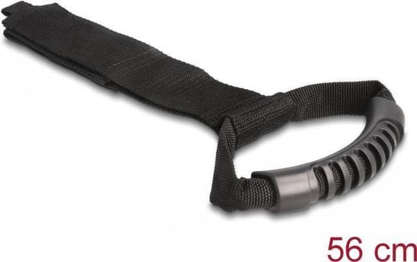 Delock skulderrem med velcrolukning L 560 x B 50 mm sort 2 stk (19589)