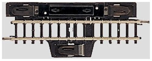 Märklin 8589 - skiftesporsstykke, indhold 1 stk, Z-spor Sort, Gul