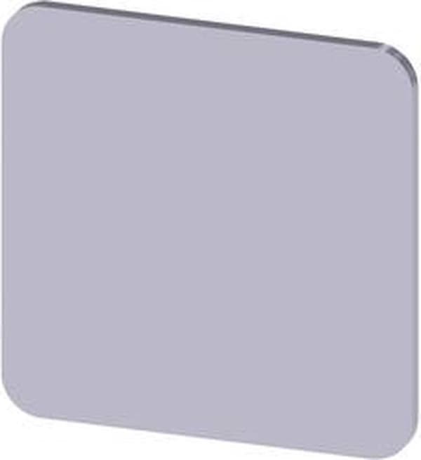 Siemens 3SU1900-0AF81-0AA0 Painokuva Itsekiinnittyvä, Neliö (PxL) 22 mm x 22 mm Ilman merkintää Hopea 10 kpl