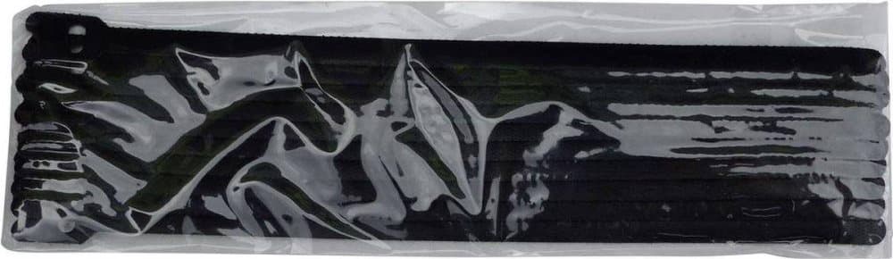 TRU COMPONENTS 801-330-Bag Kardborreband För buntning av kardborredel Svart 10 st.