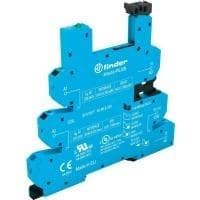 Finder relæbase med holdebeslag, med LED, med EMC undertrykkelseskreds 1 stk. 93.66.8.230 serie 34 34.51 (93.66.8.230)