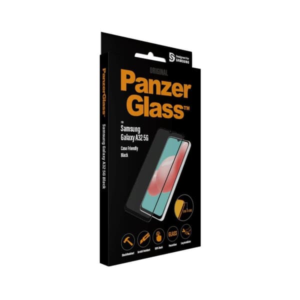 PanzerGlass Case Friendly Skærmbeskytter til Samsung Galaxy A32 (5G) - Sort