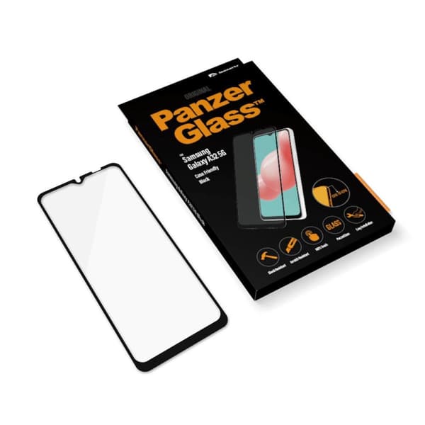 PanzerGlass Case Friendly Skærmbeskytter til Samsung Galaxy A32 (5G) - Sort