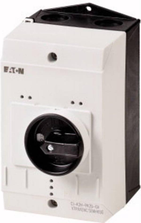 Eaton CI-K2-PKZ0-GV Tomt hus Med drejekontakt (LxBxH) 130 x 100 x 160 mm Grå, Sort 1 stk.