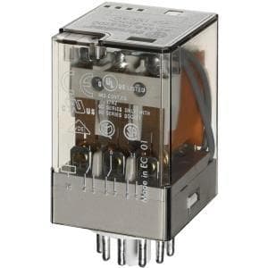 Finder stik relæ 110 V/AC 10 A 3 skiftekontakter 60.13.8.110.0040 1 stk (60.13.8.110.0040)