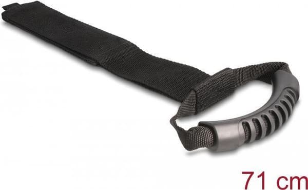 Delock skulderrem med velcrolukning L 710 x B 50 mm sort 2 stk (19590)