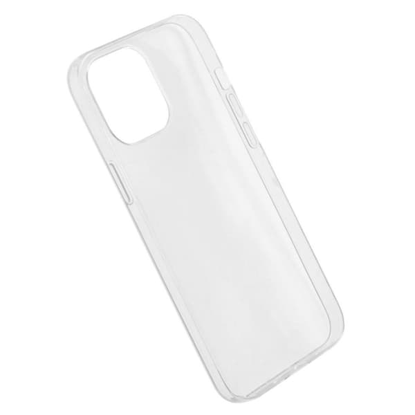 Hama Mobiltelefon Taske til Apple iPhone 13 Pro Max "Crystal Clear" (gennemsigtig iPhone 13 Pro Max etui lavet af TPU, fleksibelt beskyttelsescover, m