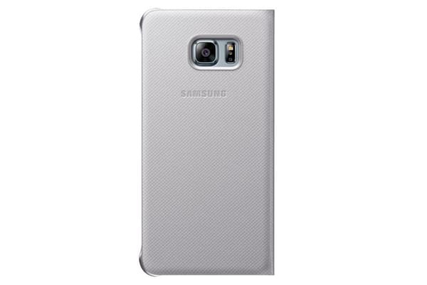 Samsung flip-plånbok - silver - för Samsung G928 S6 edge+