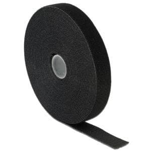 DeLOCK - Velcro - 10,0m - sort (18716)
