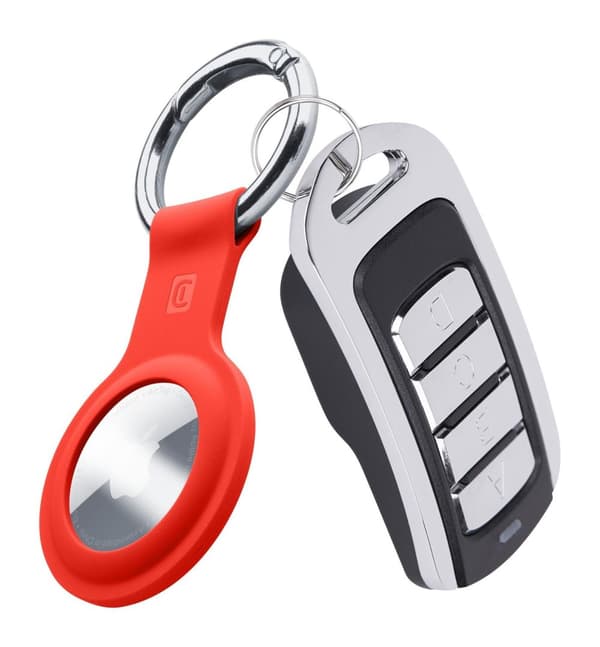 Cellularline-avaimenperän avaimenperäkotelo, punainen (AIRTAGKEYRINGR)