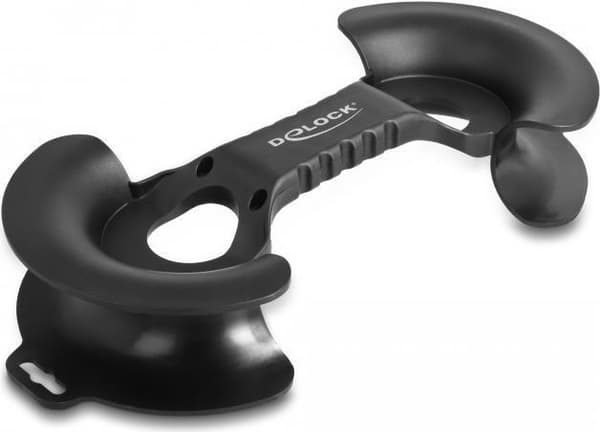 Delock kabeloptræk 250 x 115 mm sort (18434)