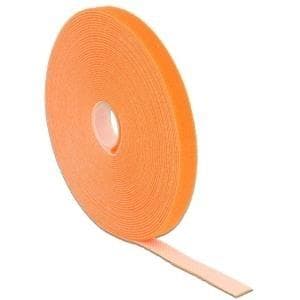 DeLOCK - Velcrolukning - 10,0m - orange (18744)