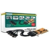 DIGITUS DS-33002-1 - Seriel adapter - PCI - RS-232 x 4 Sort, Orange