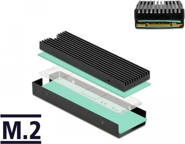 DeLOCK - Solid State Drive Heatsink - Sort (18353) Sort