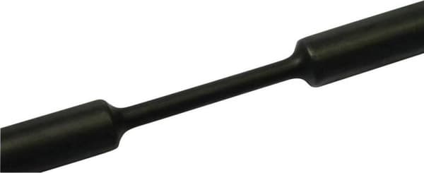 HellermannTyton 319-01200 Krympeslange uden lim Sort 12 mm 4 mm Krympeforhold:3:1 1 m