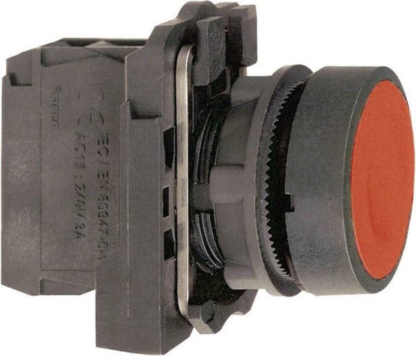 Schneider Electric Schneider Electric Push-painike Ohjauspainike litteä 1 painike Musta Push release 1 kpl