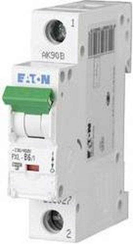 LS switch med etiket. C 6A 1p PXL-C6/1 (236053)