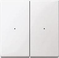 Merten MEG5220-0419 vipper til knapmodul, 2-gang, polar hvid, system M
