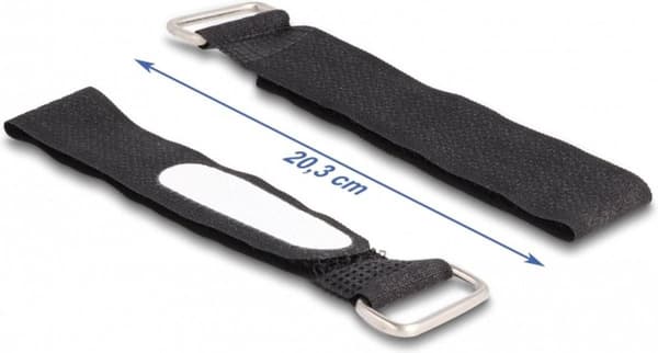 DeLOCK 19606 kabelbinder Krog & loop kabelbinder Nylon Sort 5 stk.