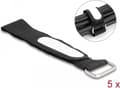 Miniatyrbillede 1 af 4: DeLOCK 19606 kabelbinder Krog & loop kabelbinder Nylon Sort 5 stk.