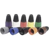 Neutrik spændebøsning BSX-SET/MIX sort, brun, rød, orange, gul, grøn, blå, violet, grå, hvid 10 stk. (BSX-SET/MIX)