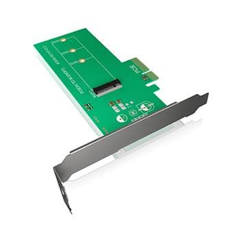 RaidSonic ICY BOX IB-PCI208 - Lagercontroller - M.2 (M.2) - M.2-kort - 39 GBps - PCIe 3.0 x4 - grøn Grøn