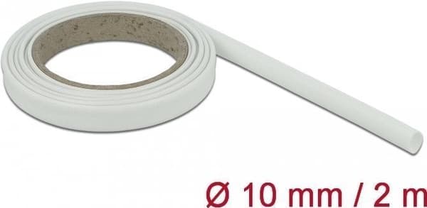 Delock beskyttelsesslange glasfiber fletning 2 mx 10 mm hvid (18934)