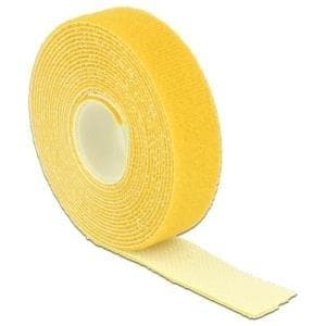 DeLOCK - Velcro - 3,0 m - Gul (18738)