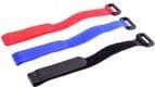 shiverpeaks BASIC-S Velcro-kabelbindere, 250 x 20 mm Velcro-kabelbindere med ekstra plastikspænde - 1 stk (BS18-10004)