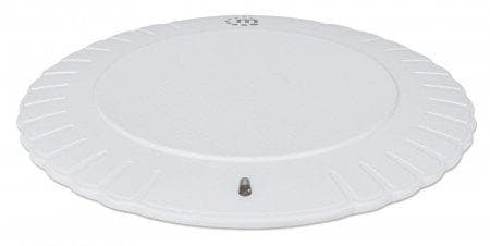 Manhattan trådløs induktionsoplader 5 W - Qiâ„¢-certificeret trådløs oplader - Sikker opladning med 5 W (5 V/1 A) - Rund opladningsplade - Hvid (18029