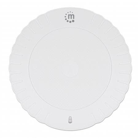 Manhattan trådløs induktionsoplader 5 W - Qiâ„¢-certificeret trådløs oplader - Sikker opladning med 5 W (5 V/1 A) - Rund opladningsplade - Hvid (18029