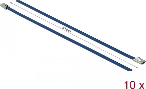 DeLOCK - Johdinside - 20cm - Sininen (10 kappaleen pakkaus) (18793)