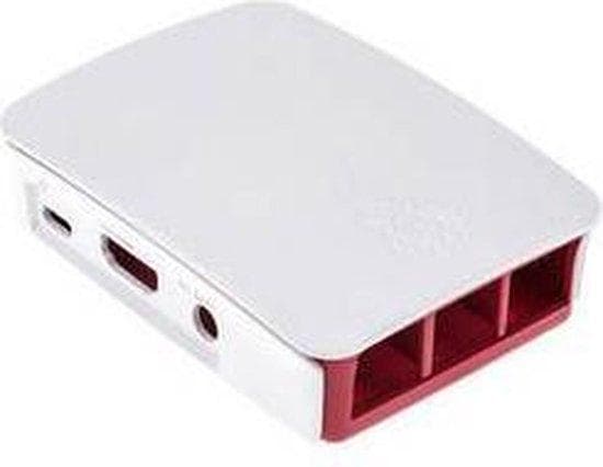 Raspberry Pi - fodral - ABS-plast - vit, röd - för Raspberry Pi 3 Model B
