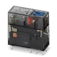Phoenix Contact printrelæ 24 V/DC 8 A 2 skiftekontakter REL-MR- 24DC/21-21/MS 10 stk. (2987943)