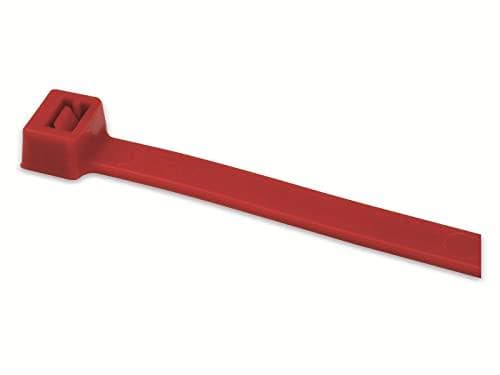 HellermannTyton 111-03004 Polyamidipunainen 100kpl - Johdinside (15 cm, 3,5 mm, 1,2 mm, 100 kpl)