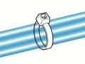 Pikkukuva 5 / 5: HellermannTyton 111-03004 Polyamidipunainen 100kpl - Johdinside (15 cm, 3,5 mm, 1,2 mm, 100 kpl)