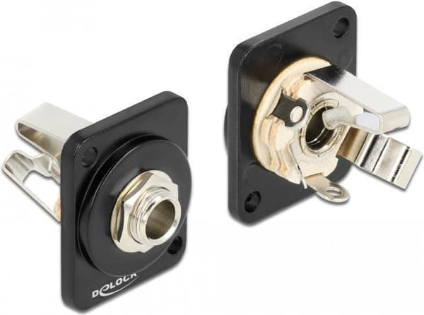 Delock D-type modul 6,35 mm 3 pin jack-stik til loddeforbindelse