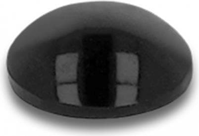 DeLOCK gummifötter runda självhäftande 10 x 3 mm 50 st svart (18309)