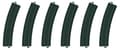Miniatyrbillede 1 af 4: Märklin World 23130 H0 Sæt med 6 buede plastskinner (23130)