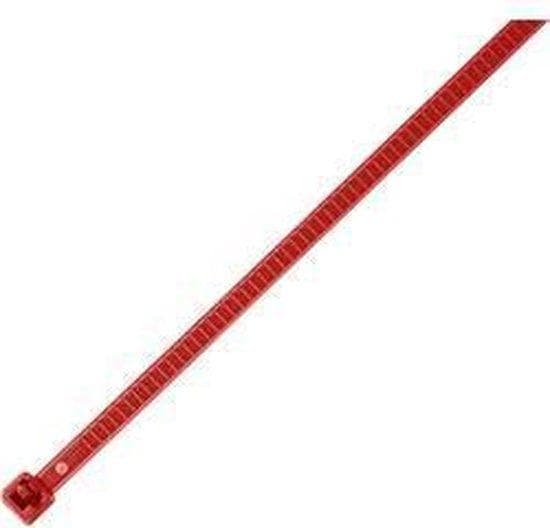 HellermannTyton avattava solmio LR55 (P x L) 195 x 4,7 mm LR55R-PA66-RD-Q1 väri: punainen 25 kpl. HellermannTyton (115-00003)