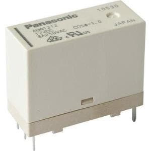 Panasonic printrelæ 12 V/DC 16 A 1 NO kontakt ADW1112HLW 1 stk (ADW1112HLW)