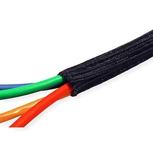 ROLINE PVC stofslange til kabelbundt, selvlukkende, sort, 2,5 m (19.08.3160)