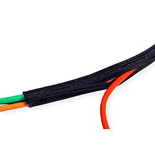 ROLINE PVC stofslange til kabelbundt, selvlukkende, sort, 2,5 m (19.08.3160)