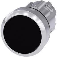 Siemens trykknap frontring metal, højglans, aktuator flad sort SIRIUS ACT 3SU1050-0AB10-0AA0 1 stk (3SU1050-0AB10-0AA0)