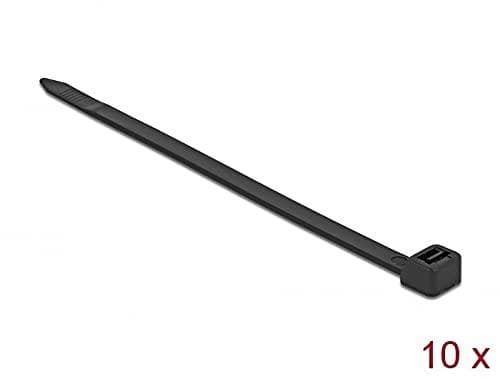 Delock kabelbindere L 500 x B 8,8 mm 10 stk sort