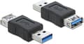 Miniatyrbillede 1 af 2: DeLOCK 66497 adapter til kabler USB 3.0 Sort